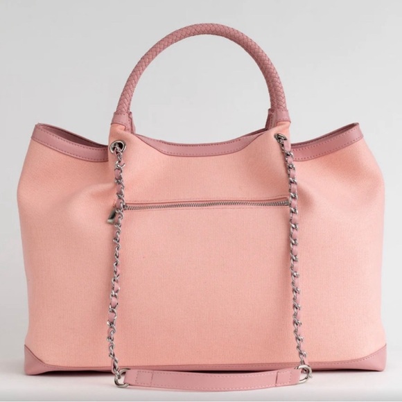 Gunas Ruth Vegan Canvas Tote (Light Pink) - Picture 3 of 14